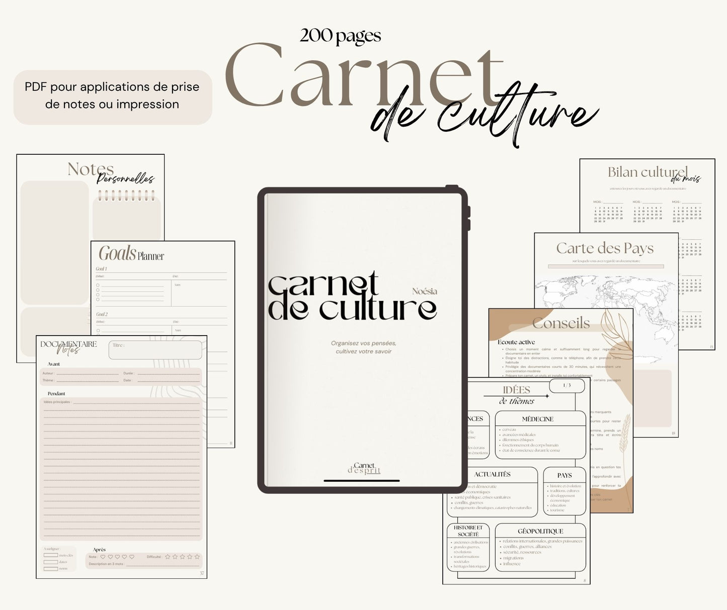 Carnet de culture - eBook