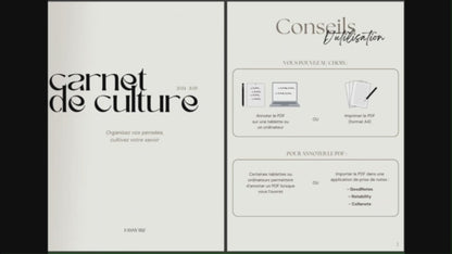 Carnet de culture - eBook